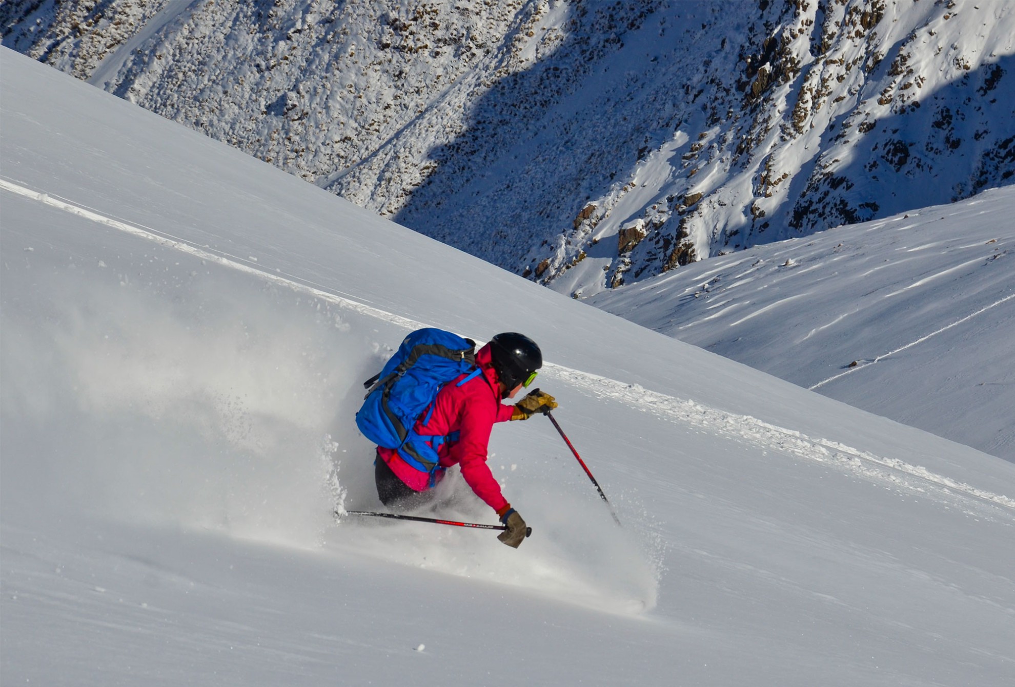 alpine ski off piste instruction